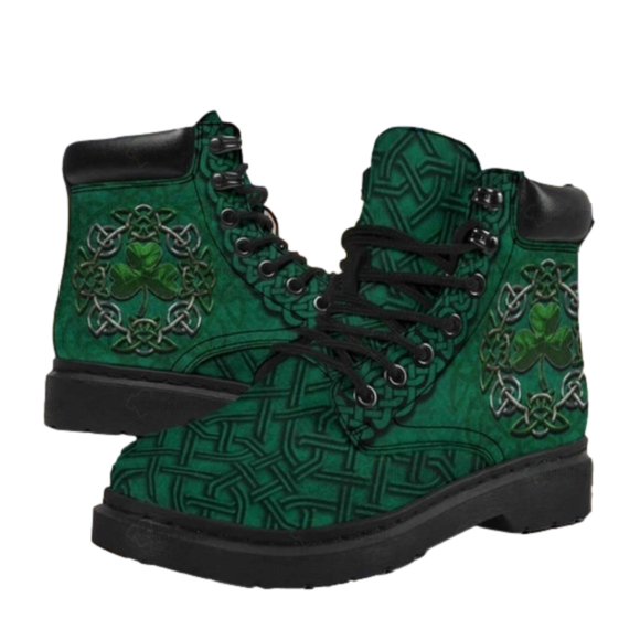 Shoes - Green Celtic Irish Boots